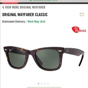 Ray Ban Polarized Wayfarers